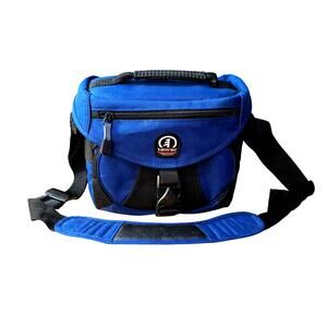 Tarmac Explorer 2 camera shoulder bag ~7 x 9 x 6" blue‎